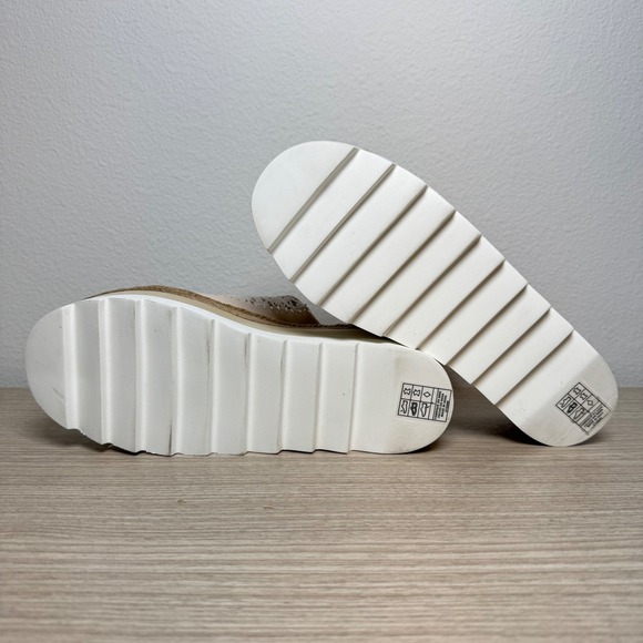 Free People Santorini Crochet Platform Espadrille Sandals Ivory Women's Size 7 - Picture 8 of 8